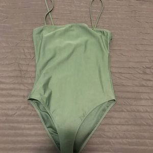 Forever 21 green bodysuit